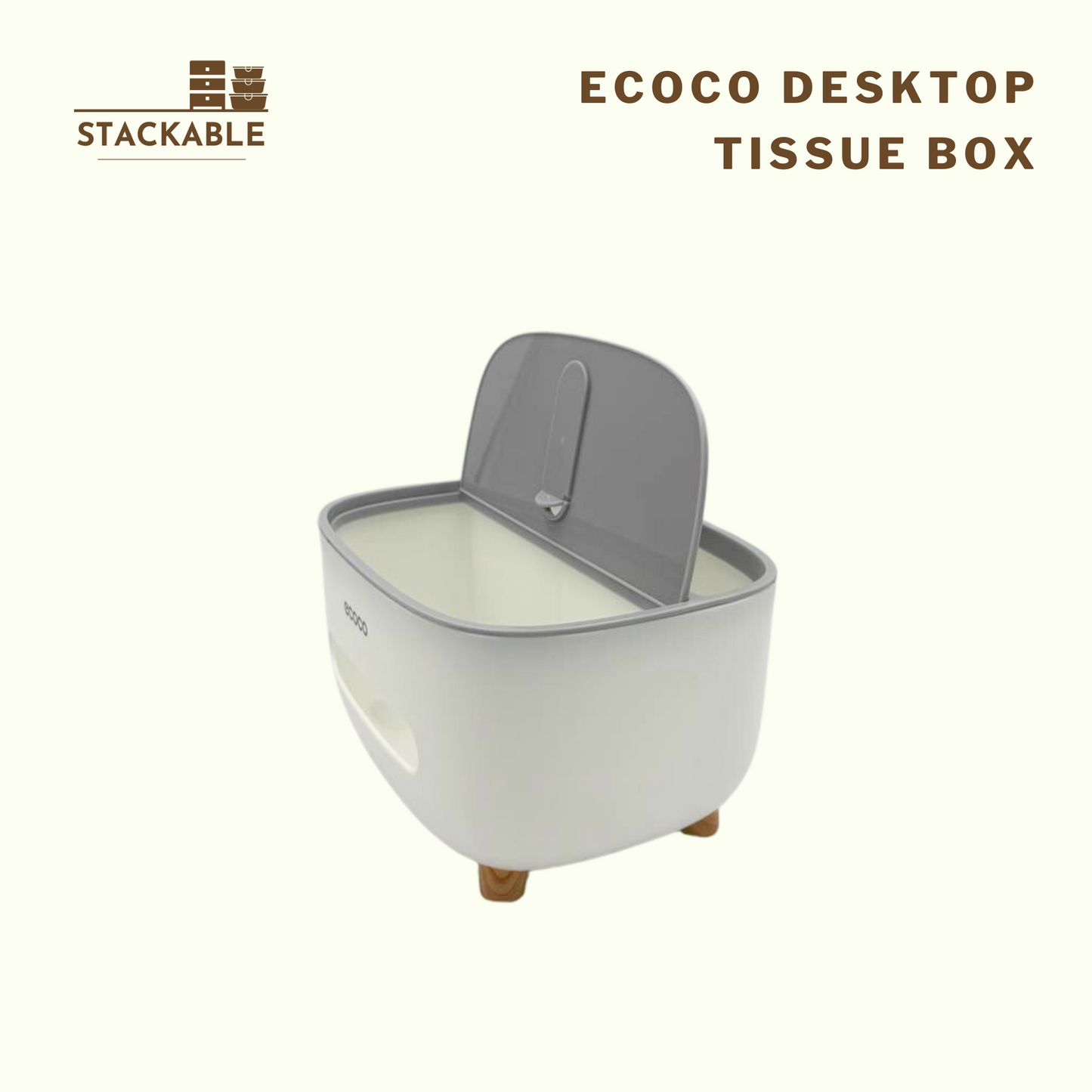 Ecoco Desktop Tissue Box