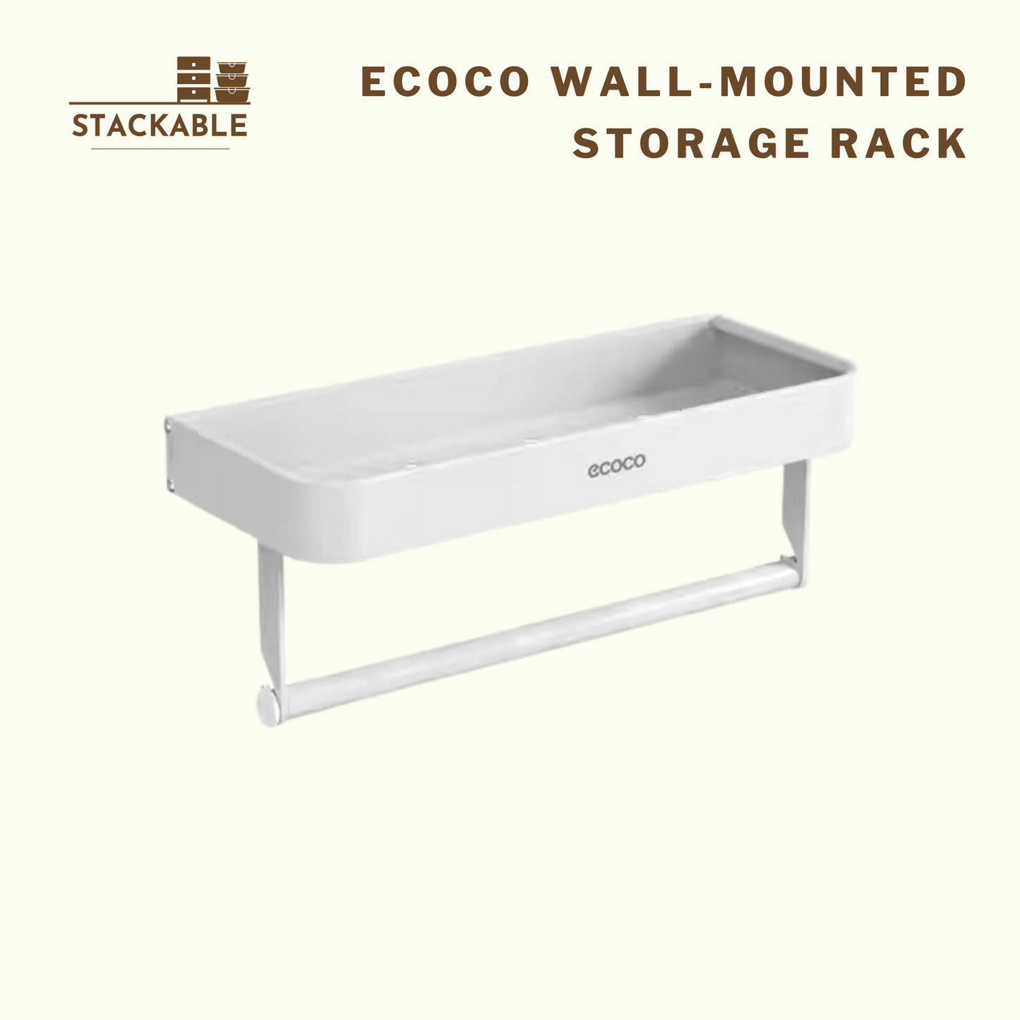 Ecoco Wall-mounted Storage Rack