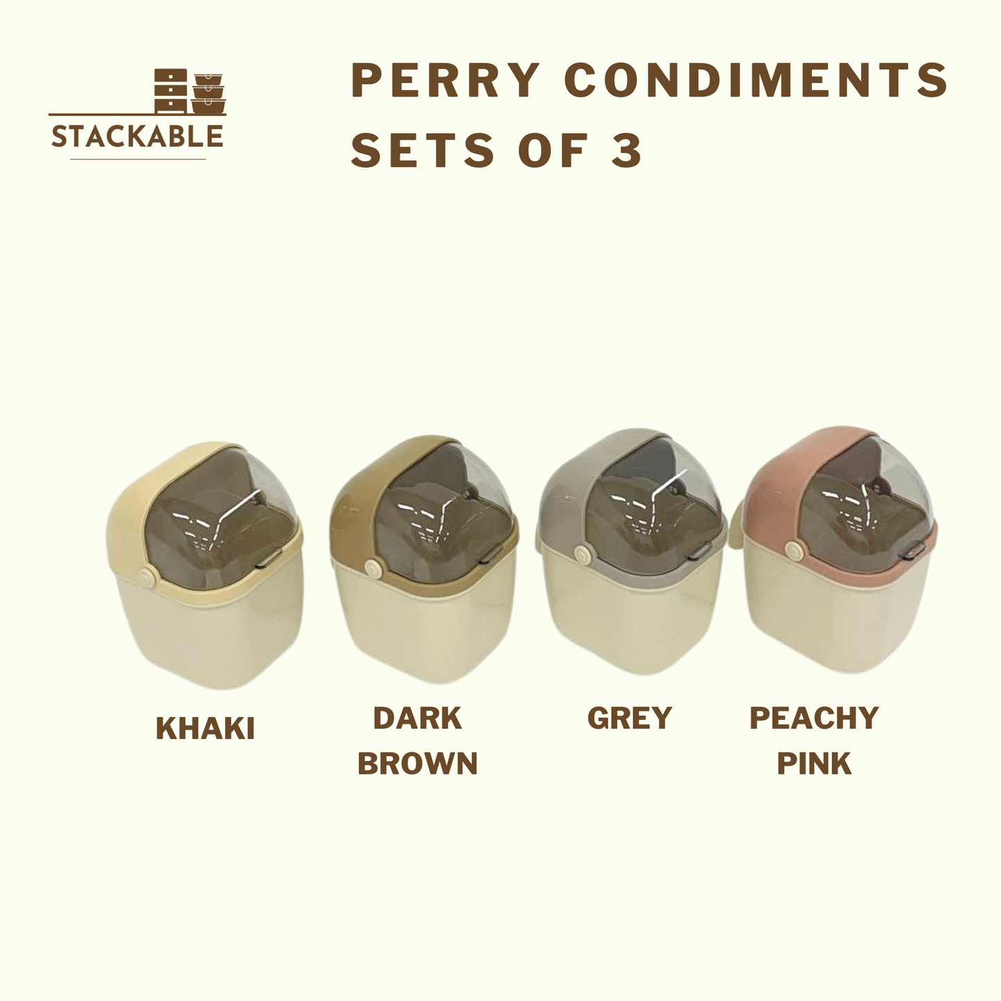 Perry Condiments Set