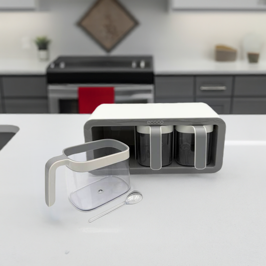 Ecoco Wall-mounted Condiments Set